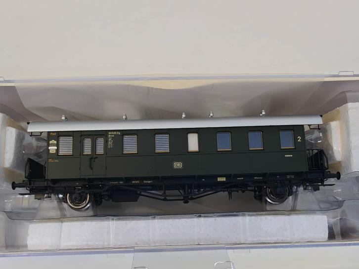 Brawa 45759 - 2-assige personenrijtuig "CPostid 21", DB, Hobby en Vrije tijd, Modeltreinen | H0, Zo goed als nieuw, Wagon, Gelijkstroom