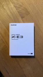 Gebruiksaanwijzing Fuji x-e3, Ophalen of Verzenden, Nieuw