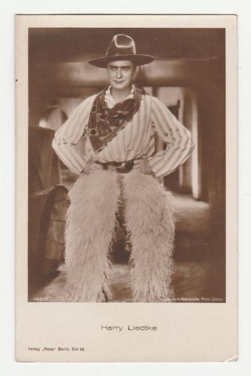 Harry Liedke.  Filmsterren. Cowboys.  Movies.  Cinema. beschikbaar voor biedingen