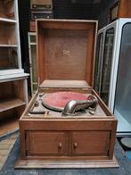 Antieke pathé grammofoon/platenspeler, Ophalen