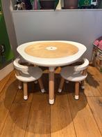 Stokke MuTable met stoeltjes + Seizoenen Puzzel, Ophalen, Zo goed als nieuw, Tafel(s) en Stoel(en)
