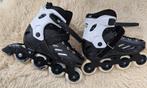 Te koop zwart wit skeelers powerslide maat 39 42, Verstelbaar, Ophalen of Verzenden, Zo goed als nieuw, Inline skates 4 wielen