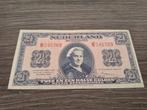 Meest zeldzame variant biljet 2,5 gulden 1945, W-serie, Postzegels en Munten, Bankbiljetten | Nederland, Ophalen of Verzenden