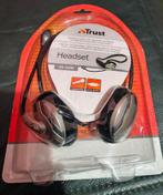 Trust HS-2400 Headset - Nieuw in verpakking!, Audio, Tv en Foto, Koptelefoons, Ophalen of Verzenden, Nieuw, Op oor (supra aural)