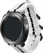 Samsung Nylon bandje 20mm - wit, Telecommunicatie, Wearable-accessoires, Nieuw, Bandje, Ophalen of Verzenden