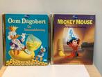 2x Disney Gouden Boekje Mickey Mouse tovenaar Oom Dagobert, Gelezen, Jongen of Meisje, 4 jaar, Gouden boekje