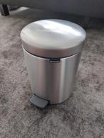 Brabantia pedaalemmer 5 liter, Huis en Inrichting, Woonaccessoires | Prullenbakken, Ophalen, Met pedaal, Zo goed als nieuw, Minder dan 10 liter