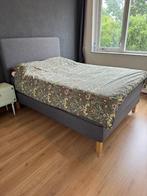 Bed + Topmatras, Ophalen, Gebruikt, Eenpersoons, 140 cm