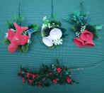 Vintage kerststekers 4 stuks, Ophalen of Verzenden, Gebruikt