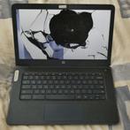 HP Chromebook met defect scherm, Computers en Software, Chromebooks, Ophalen, 14 inch, HP chromebook, Qwerty