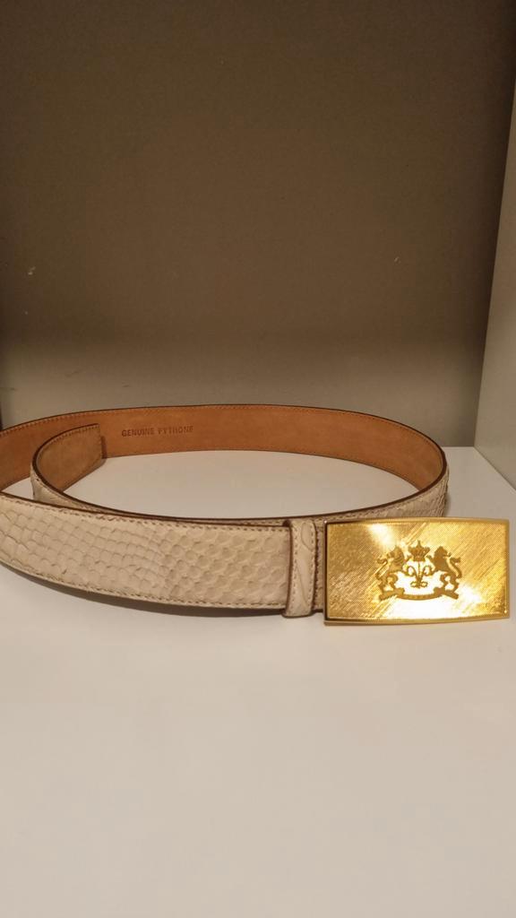 Exclusieve Van Laack Riem – Echt Pythonleer – Made in Italy, Kleding | Dames, Riemen en Ceinturen, Ophalen of Verzenden