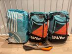 Beginners kitesurf set -liquid force -7, 9 en 10,5 m2 + bar, Watersport en Boten, Kitesurfen, Geen board, Ophalen, Gebruikt, Kite