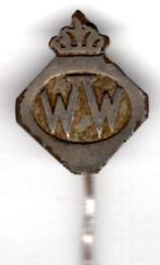 W.W. wegenwacht zilverkleurig gesoldeerd speldje ( U_158 ), Verzamelen, Speldjes, Pins en Buttons, Verzenden, Zo goed als nieuw