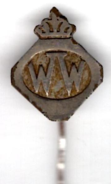 W.W. wegenwacht zilverkleurig gesoldeerd speldje ( U_158 ) beschikbaar voor biedingen