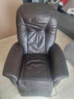 Himolla relax fauteuil electrisch, Huis en Inrichting, Ophalen, Gebruikt, Eenpersoons, Leer