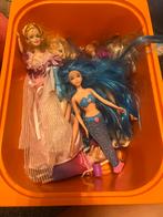 Leuke verzameling zeemeermin en andere poppen, Kinderen en Baby's, Speelgoed | Poppen, Ophalen of Verzenden, Gebruikt, Barbie