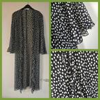 Zara prachtig zwart wit polkadot blouse vest mt 34 izgst, Ophalen of Verzenden, Zo goed als nieuw, Maat 34 (XS) of kleiner, Zwart