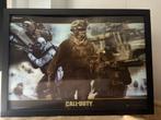 Call of Duty Poster Ingelijst, Ophalen of Verzenden, Gebruikt, Minder dan 50 cm, Foto of Poster