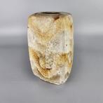 Vintage West-Duitse Fat Lava vaas. Ruscha, bruin en beige, Antiek en Kunst, Ophalen of Verzenden