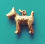 Kettinghanger/bedel  zilver 835, model HONDJE, Verzenden, Zo goed als nieuw, Zilver, Dier