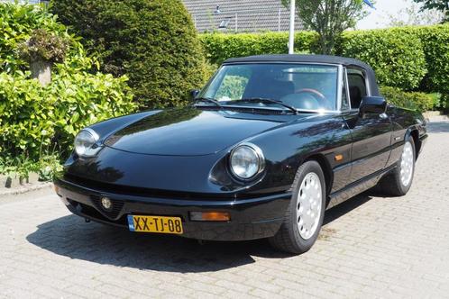 Alfa Romeo Spider 2.0 U9 1993 Zwart, Auto's, Alfa Romeo, Particulier, Spider, Benzine, Cabriolet, Handgeschakeld, Geïmporteerd