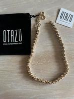 Otazu gouden tonnetjes ketting nieuw, Ophalen of Verzenden