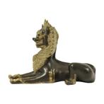 Grote Tempelleeuw Verguld Brons Beeld Thailand Singha Foo Do, Antiek en Kunst, Ophalen of Verzenden