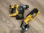 DeWalt set - Boorhamer DCH273 en Haakse Slijper DCG412, Doe-het-zelf en Verbouw, Gereedschap | Boormachines, Ophalen, Zo goed als nieuw