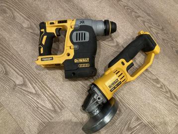 DeWalt set - Boorhamer DCH273 en Haakse Slijper DCG412 beschikbaar voor biedingen