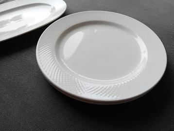 Villeroy & Boch Easy White 2 dinerborden en schaal beschikbaar voor biedingen