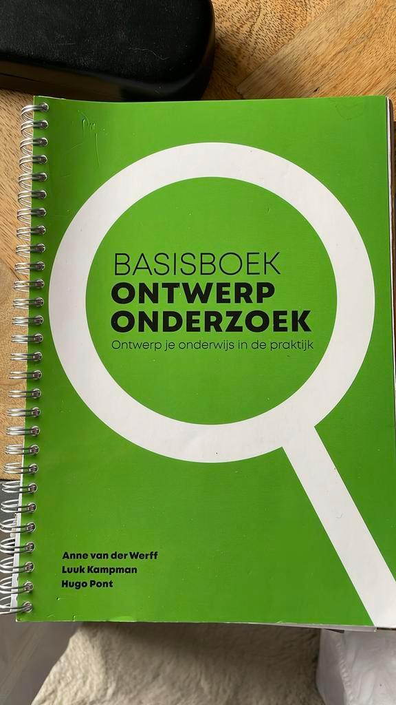 Anne van der Werff - Basisboek ontwerponderzoek, Boeken, Wetenschap, Zo goed als nieuw, Sociale wetenschap, Ophalen of Verzenden