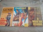 2 western boeken en strip, Ophalen of Verzenden, Gelezen