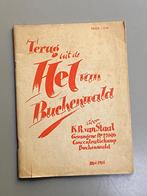Terug uit de Hel van Buchenwald  gevangene No 22046 mei 1945
