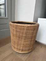 Rotan Plantenpot - Mooie Staat!, Tuin en Terras, Overige materialen, Gebruikt, Rond, Binnen