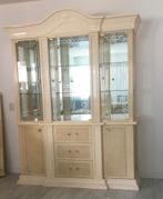 KOOPJE LAATSTE PRIJS Chique hoogglans vitrinekast, Huis en Inrichting, Kasten | Vitrinekasten, Ophalen, 50 tot 100 cm, Zo goed als nieuw