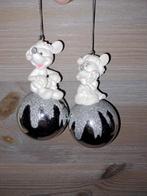 Disney Mickey en Minnie kerstbal ornamenten, Ophalen of Verzenden, Mickey Mouse, Zo goed als nieuw, Beeldje of Figuurtje