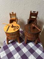 2 houten mini wasmachines, Antiek en Kunst, Ophalen of Verzenden