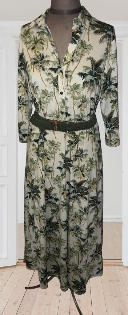 Jurk K-Design xl, Kleding | Dames, Jurken, Zo goed als nieuw, Maat 46/48 (XL) of groter, Blauw, Onder de knie, Verzenden