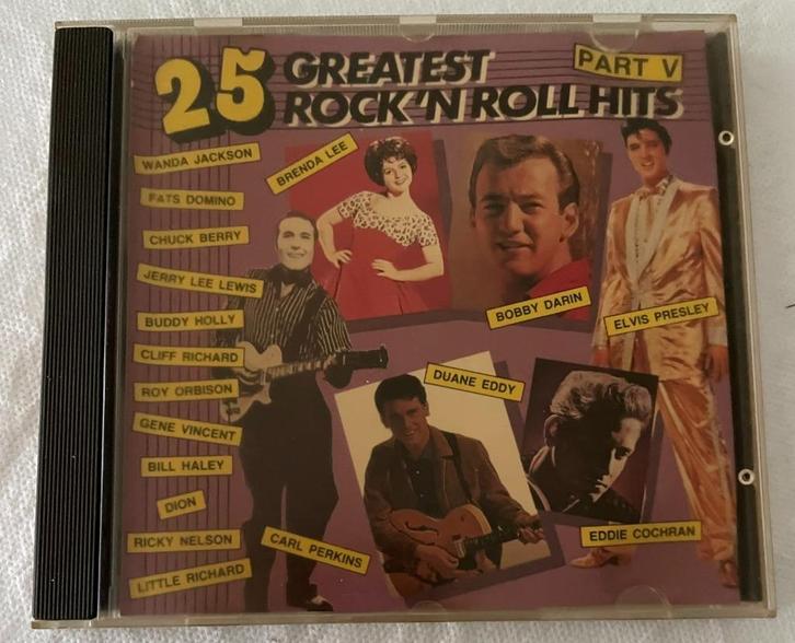 CD 25 Greatest Rock 'n Rolls Hits Part V, Cd's en Dvd's, Cd's | Verzamelalbums, Zo goed als nieuw, Pop, Boxset, Ophalen of Verzenden
