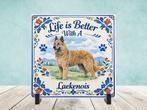 Life is Better With a Laekenois - Laekense Herder Tegel, Verzenden, Nieuw