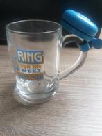 Grappige bier pul met fietsbel, Verzamelen, Glas en Borrelglaasjes, Ophalen of Verzenden, Zo goed als nieuw, Bierglas