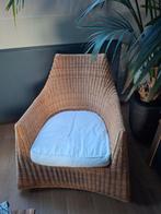 Hejka Ikea schommelstoel rotan, Huis en Inrichting, Ophalen, Zo goed als nieuw, Bruin, Eén