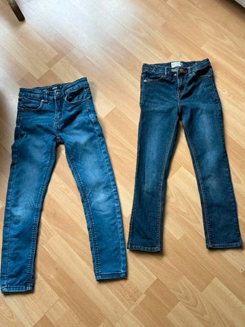 2x super skinny jongens jeans mt 122/128 ZGAN beschikbaar voor biedingen