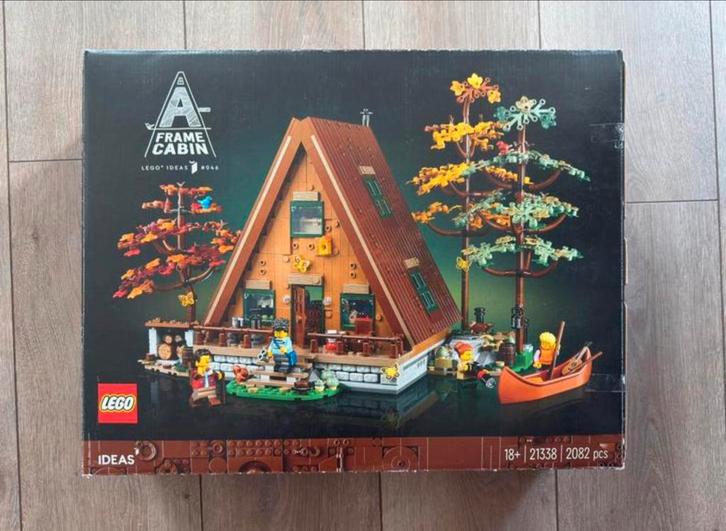 Lego Ideas 21338 A-frame Cabin, Kinderen en Baby's, Speelgoed | Duplo en Lego, Zo goed als nieuw, Lego, Complete set, Ophalen of Verzenden