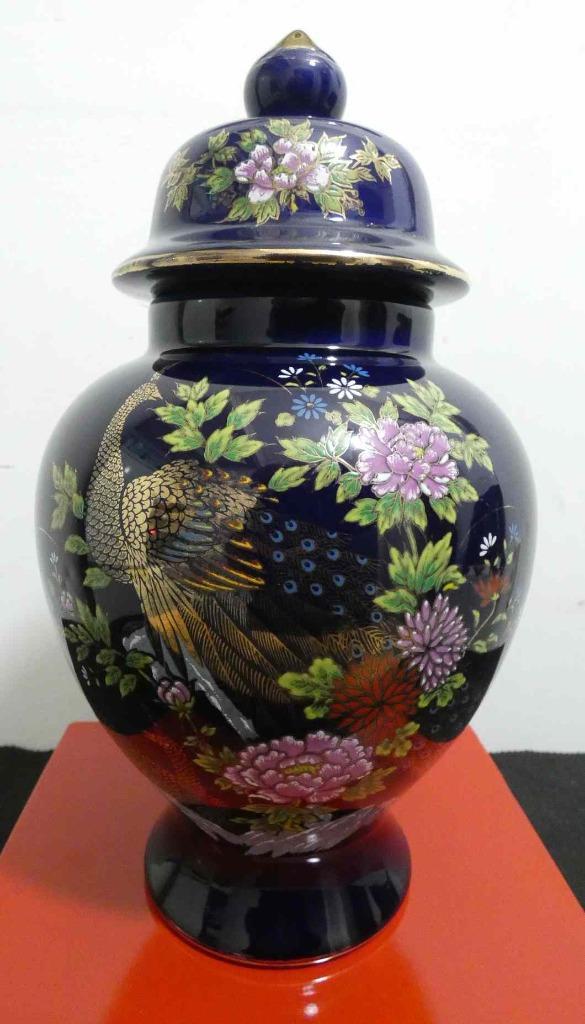 Japanse vaas [1132], Huis en Inrichting, Woonaccessoires | Vazen, Overige kleuren, Minder dan 50 cm, Glas, Ophalen