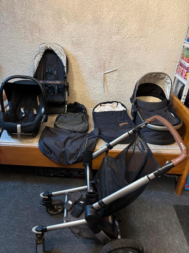 Joolz kinderwagen 3 in 1 + extra’s!, Kinderen en Baby's, Kinderwagens en Combinaties, Gebruikt, Combiwagen, Overige merken, Luchtbanden