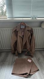 Loavies set nieuw skort+jasje, Kleding | Dames, Jassen | Zomer, Verzenden, Nieuw, Maat 34 (XS) of kleiner, Beige