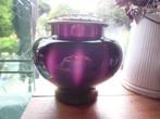 ROZENBOWL ANTIEK PRACHTIG LILA  GLASWERK., Antiek en Kunst, Antiek | Glas en Kristal, Ophalen of Verzenden