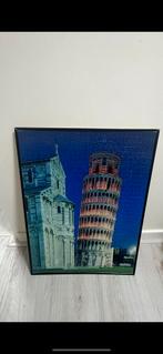 Legpuzzel Toren van Pisa - Ingelijst!, Ophalen of Verzenden, 500 t/m 1500 stukjes, Zo goed als nieuw, Legpuzzel