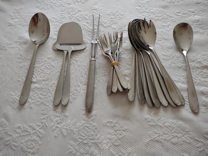 gero zilmeta 507 (polka) bestekaanvulling, Antiek en Kunst, Antiek | Bestek, Ophalen of Verzenden